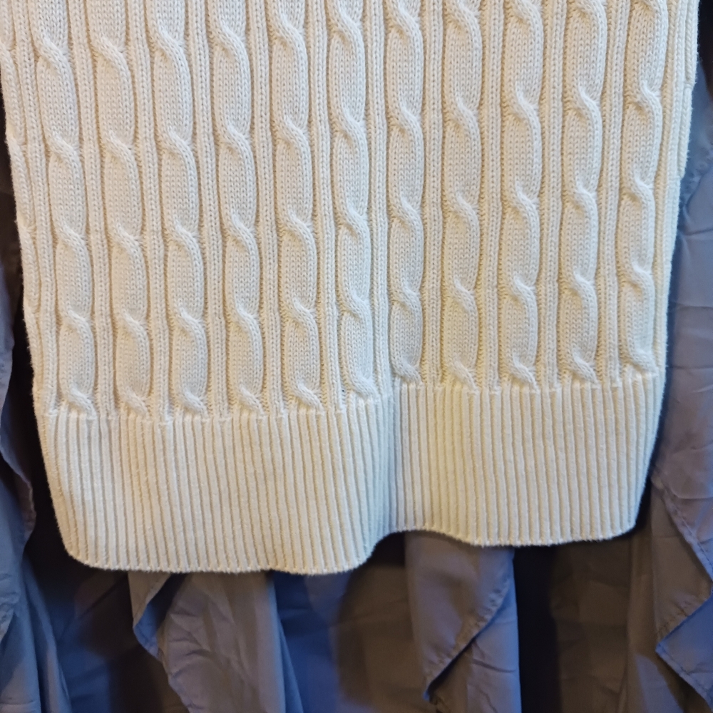 GAP Kids Sweater Dress / Tunic Off White Girls XL / Sz 12 - Picture 10 of 10